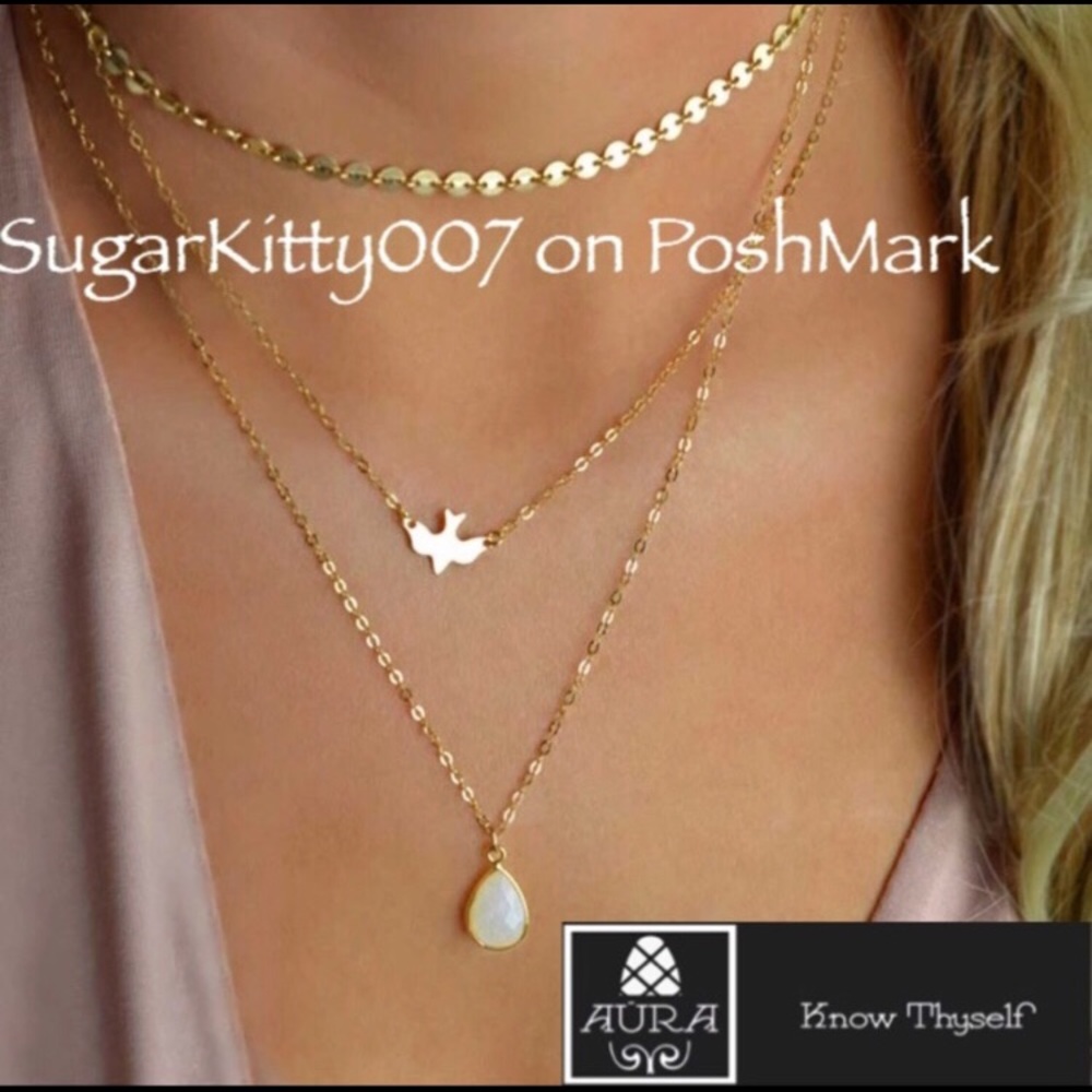 Gold Dainty 18KGP Delicate Layer Choker Necklace - Picture 7 of 7